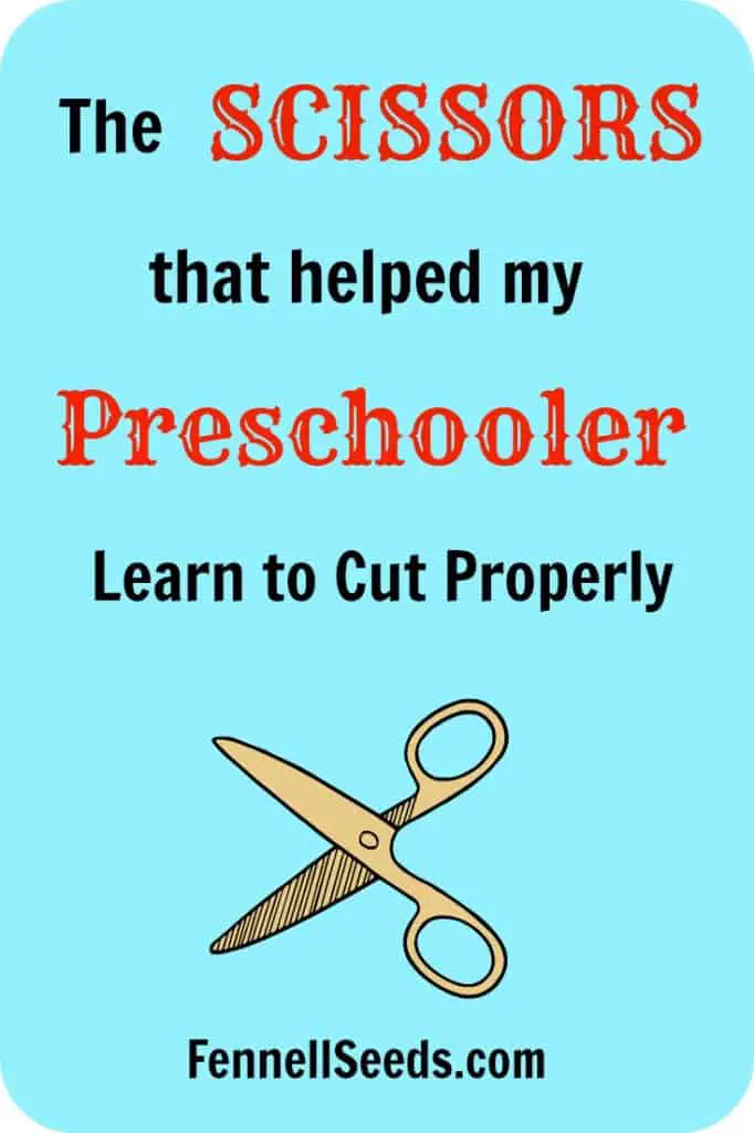 Preschool Scissors that teach proper technique