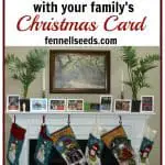 How to use your Christmas Cards to Decorate