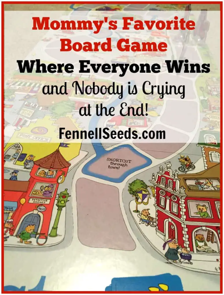 Mommy's Favorite Board Game Where Everyone Wins and Nobody is Crying at the End