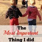 The Most Important Thing I did for Myself when I became a Mom