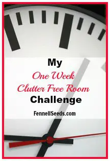 One Week Clutter Free Room Challenge