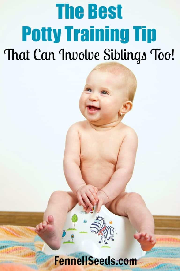 The Best Potty Training Tip that Can Involve Siblings Too!