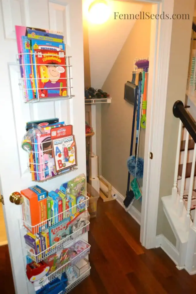 Craft Closet Organized Door - Fennell Seeds