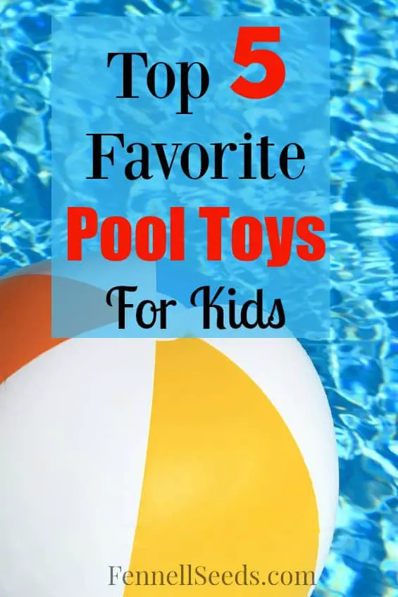 My 3 kids love the go to the pool every day. Here are their top 5 favorite pool toys the past couple years. 