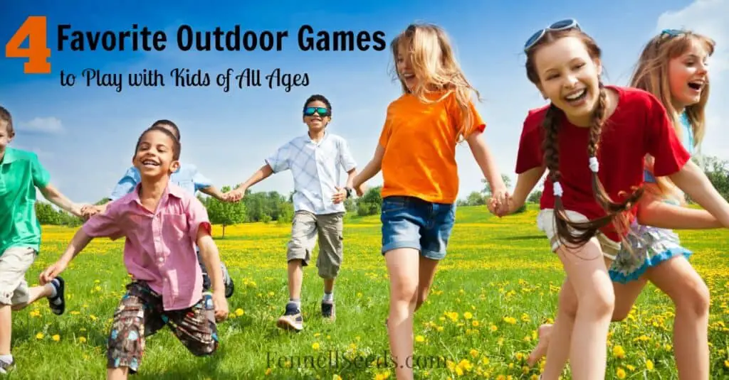 Easy fast games to keep things interesting when playing outside with kids. This weekend my boys taught me some of these and I love that they are quick and not complicated games that all different ages can have fun. I actually enjoyed playing them too.