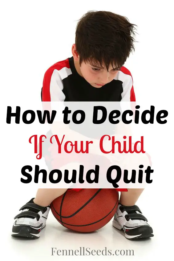 Is your child no longer liking their sport or activity? How to decide if your child should quit. Here are 2 situations where we had to make this decision and our results.