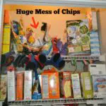 Get those Bags of Chips Off the Pantry Shelf – A New Way to Organize Bags of Chips