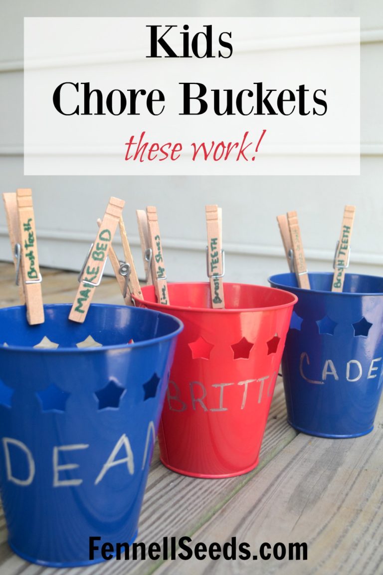 Chore Bucket Easy DIY Kids Chore Buckets
