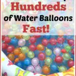 How to Fill Up Hundreds of Water Balloons Fast.
