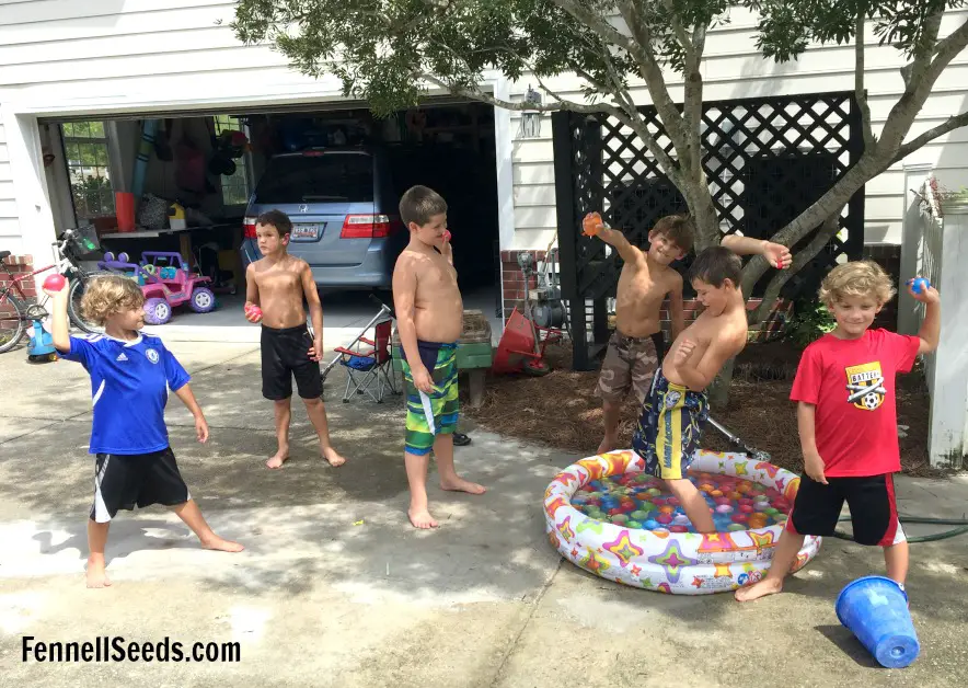 We had an easy water balloon party. It is amazing that it only takes 2 minutes to inflate hundreds of water balloons. Whoever invented this product was a genius.