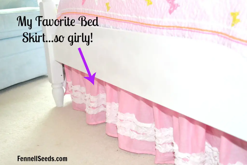 I love this little girls bedding and bed skirt. It was inexpensive too but great quality.