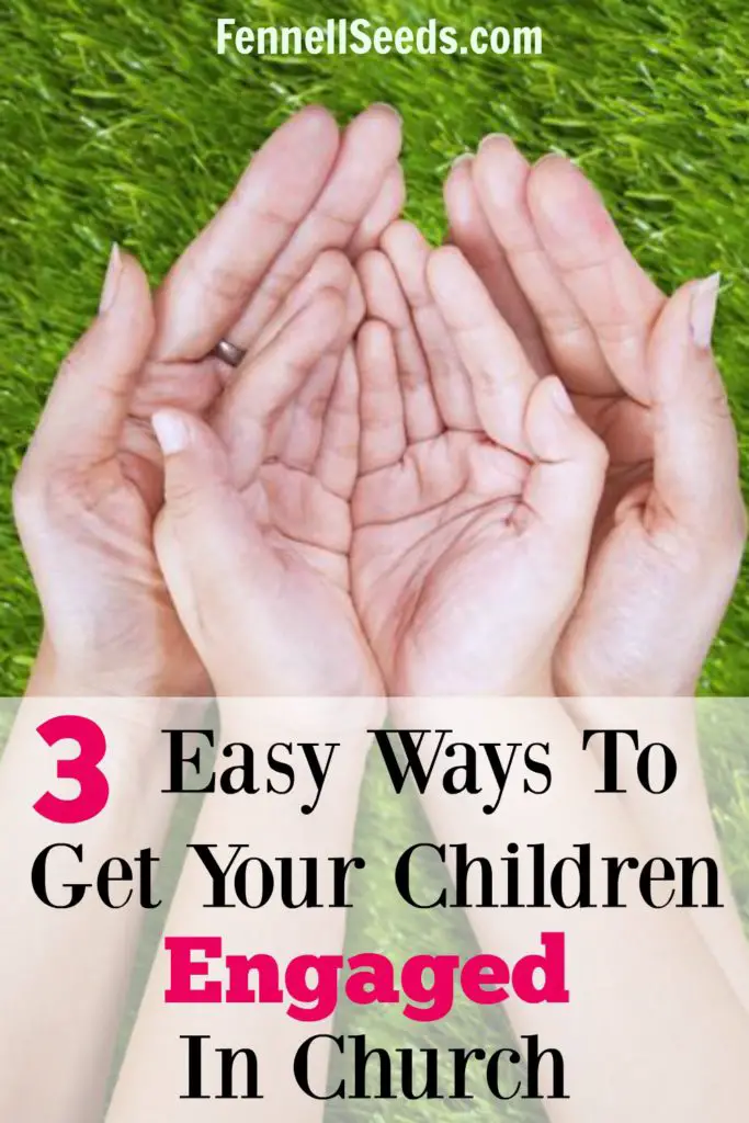 3 Easy Ways to Get Your Children to Engage In Church. Ever look over at your children and see them totally disengaged at church? Number 1 works really well with my kids.