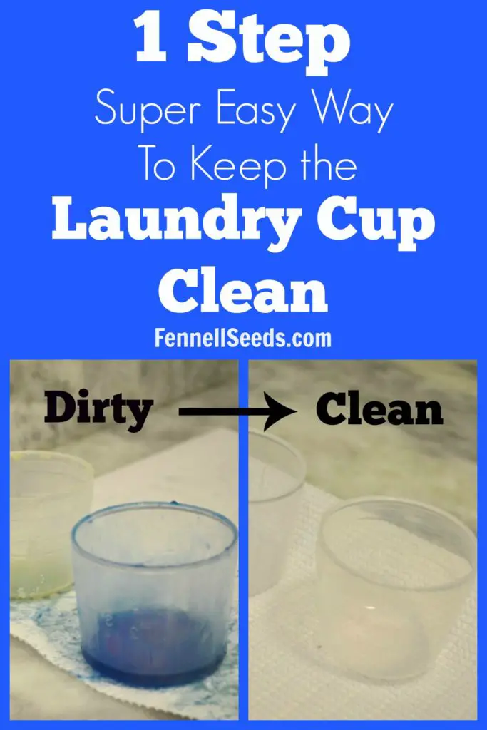 A way too easy laundry tip. How to keep the detergent cup clean. No mess, no fuss, one step fix to keep the laundry cup clean. Why in the world did I not know this!