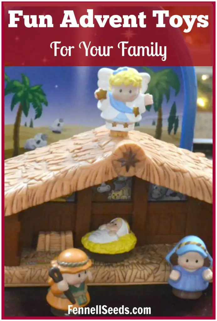 I love having some kid friendly nativity sets and advent toys around the house at Christmas. These are played with the most every year that I pull them out. Here are some favorite Advent toys that kids love.
