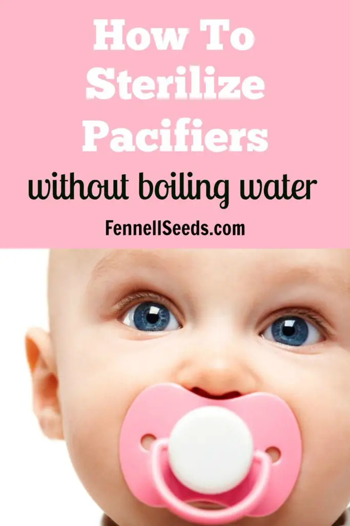 How to Sterilize Pacifiers | Clean Pacifiers | Pacifier | Sterilize a Pacifier | These tips to clean a pacifier without boiling water are perfect for moms who are on-the-go.