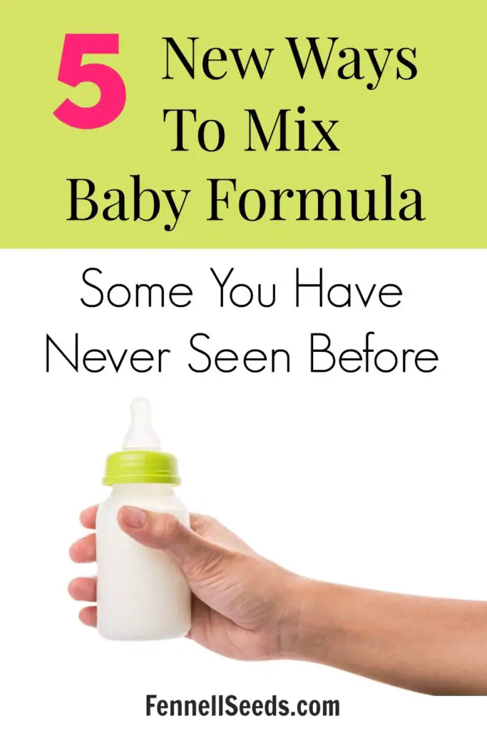 5 New Ways to Mix Baby Formula - Some You Have Never Seen Before