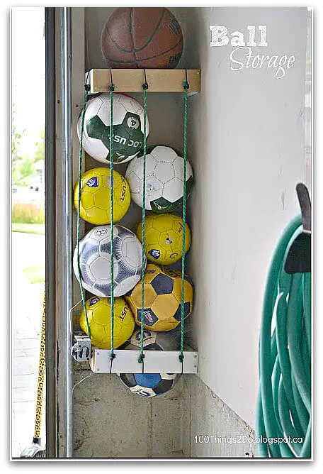 Kids deals ball storage