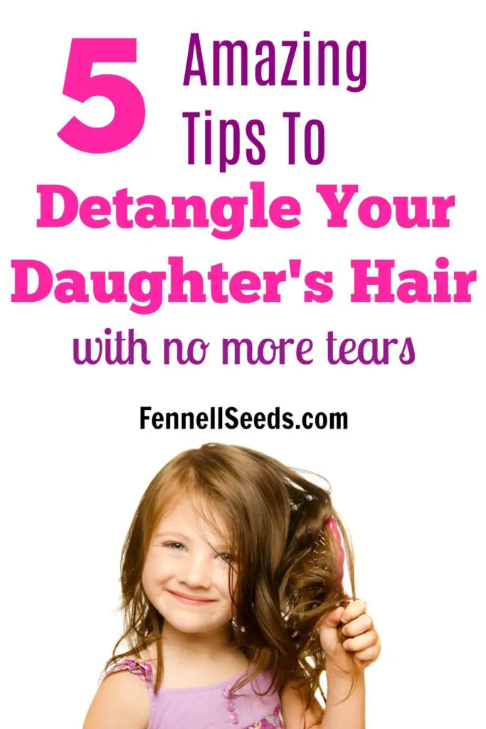 How to Detangle Hair | How to Untangle Hair | Crying while Combing Hair | Detangle Hair | Girl's Hair