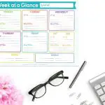 Week At A Glance To Do List For Moms ** Free Printable**