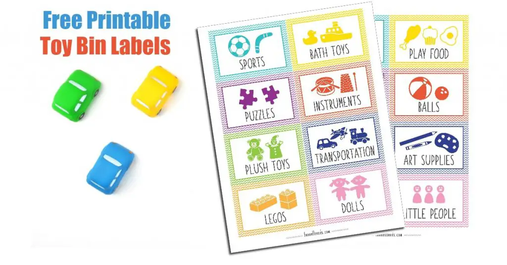 Printable Toy Bin Labels That Are Cute And Free