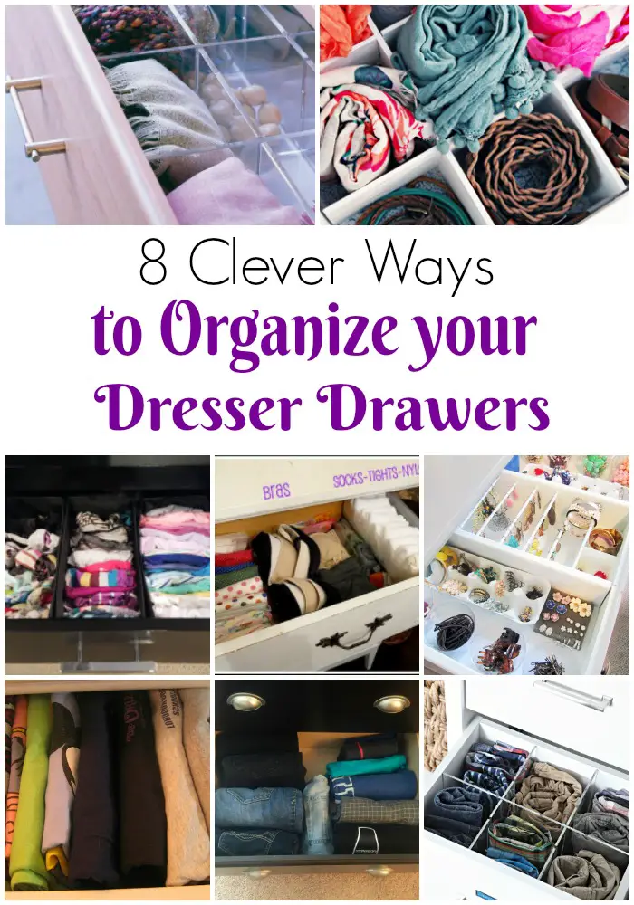 Some super functional ways for how to organize dresser drawers | how to organize your dresser | how to organize dresser | how to organize drawers | how to organize clothes | dresser organization ideas