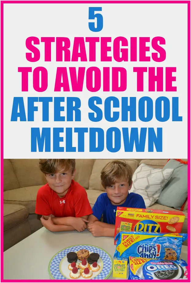 Avoid the after school meltdown #AD with these 5 tips. #CollectToWin #IC