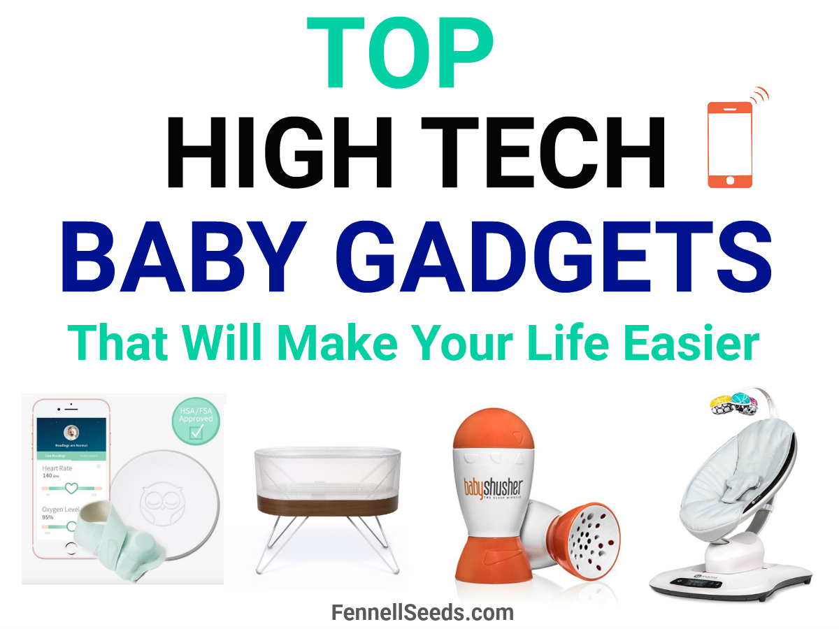 High tech baby gadgets can make life with a newborn so much easier. Here are the top baby technology items to help you.