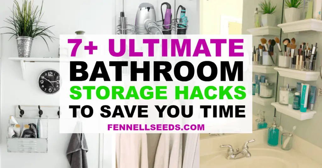 10+ Ultimate Bathroom Storage Hacks To Save You Time