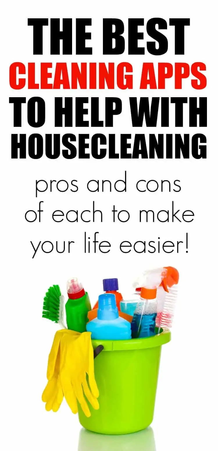 The best cleaning apps to help with keeping your house clean. #cleaningtips #flylady