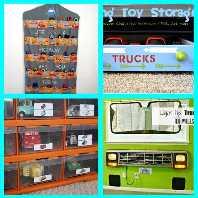 How to organize boy toys. I love all these ideas for DIY toy storage especially for boy toys. #toystorageideas #toyorganization