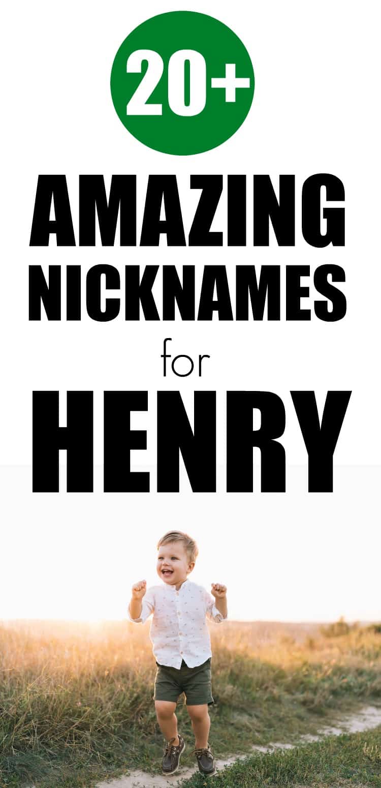 30+ amazing nicknames for Henry that are perfect for your little boy.