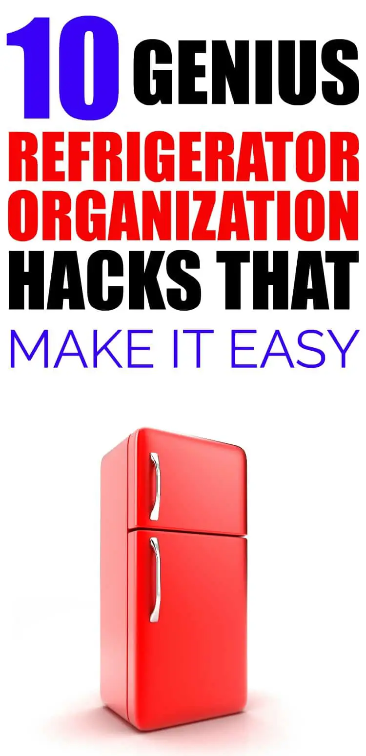 10 Easy Refrigerator Organization Hacks That Make It Easy To Find Everything. #kitchenorganization #refrigeratororganization 