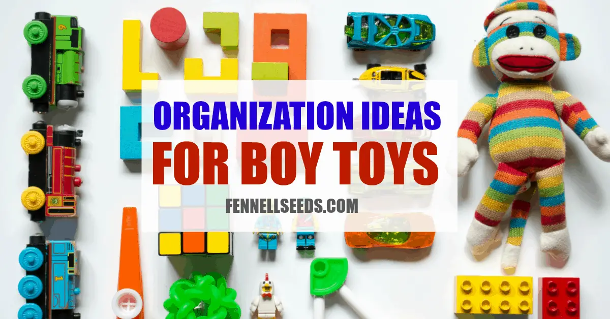 How to organize boy toys. I love all these ideas for DIY toy storage especially for boy toys.