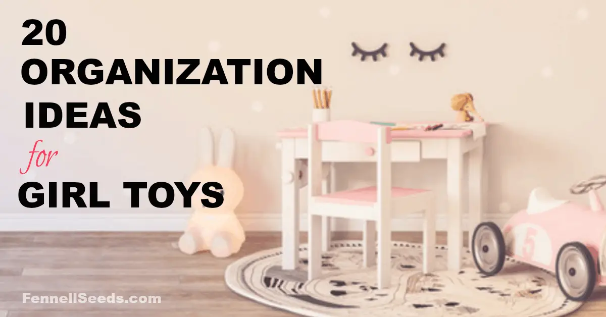 20 Must-Have DIY Toy Storage Ideas For Girl Toys