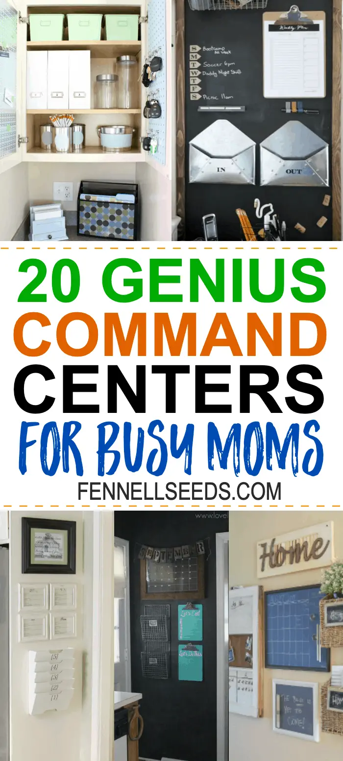 Check out these home command centers to help keep you and your family organized.