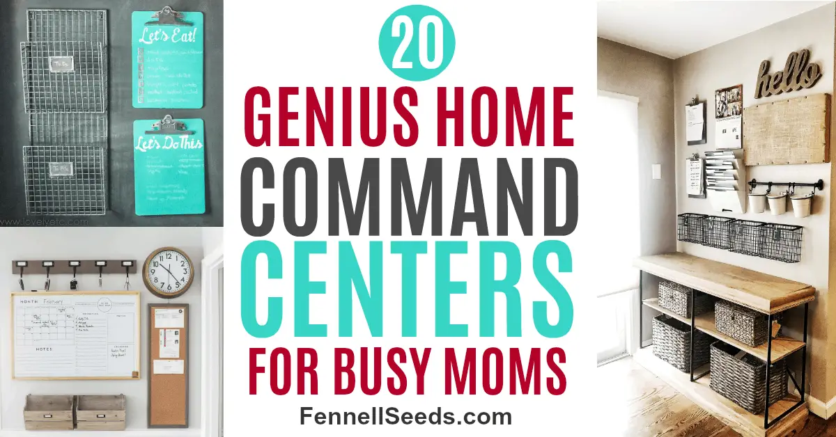 Check out these home command centers to help keep you and your family organized.