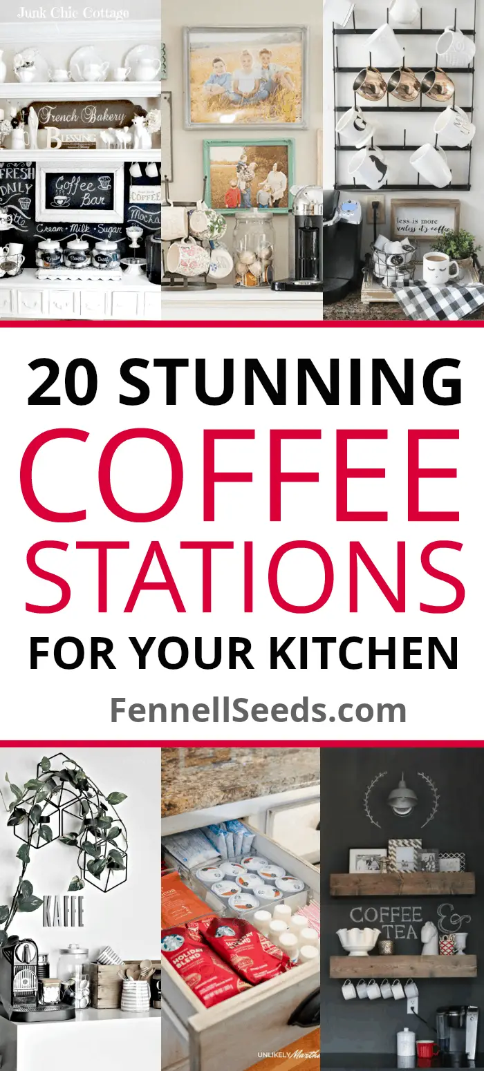 20 Stunning DIY Coffee Stations For Your Home.