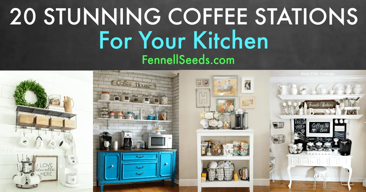 20 Stunning DIY Coffee Stations For Your Home.