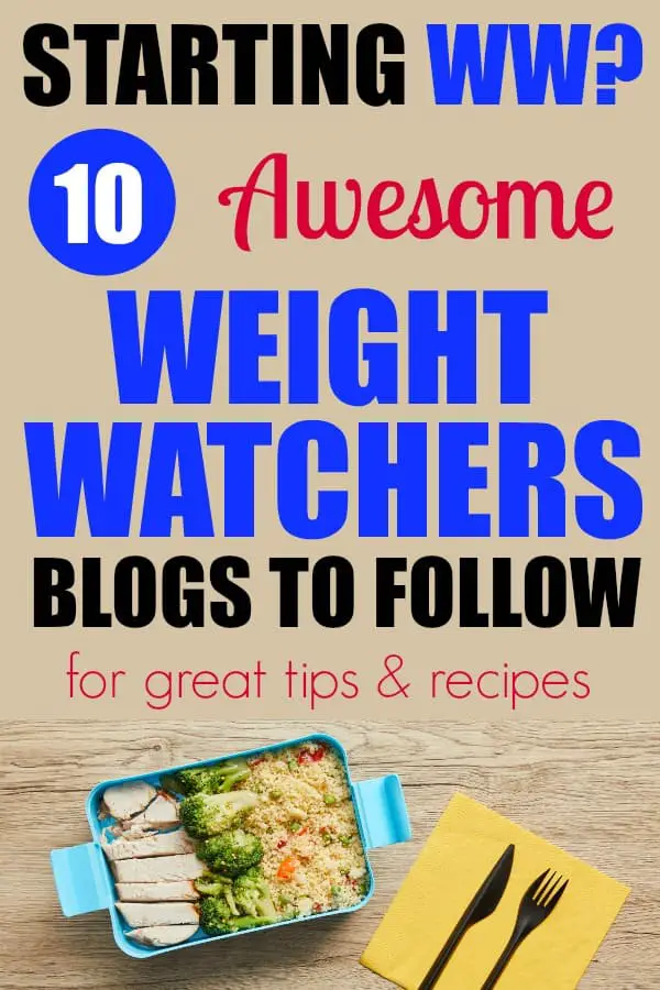 When starting WW (Weight Watchers) it is a great idea to learn from others. Here are 10 WW Weight Watchers blogs to follow for great tips and recipes. #ww #weightwatchers