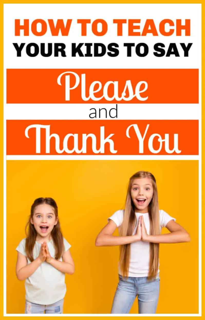 How to teach kids to say please and thank you. Teaching kids manners is important but sometimes kids need a little nudge to remember. #manners