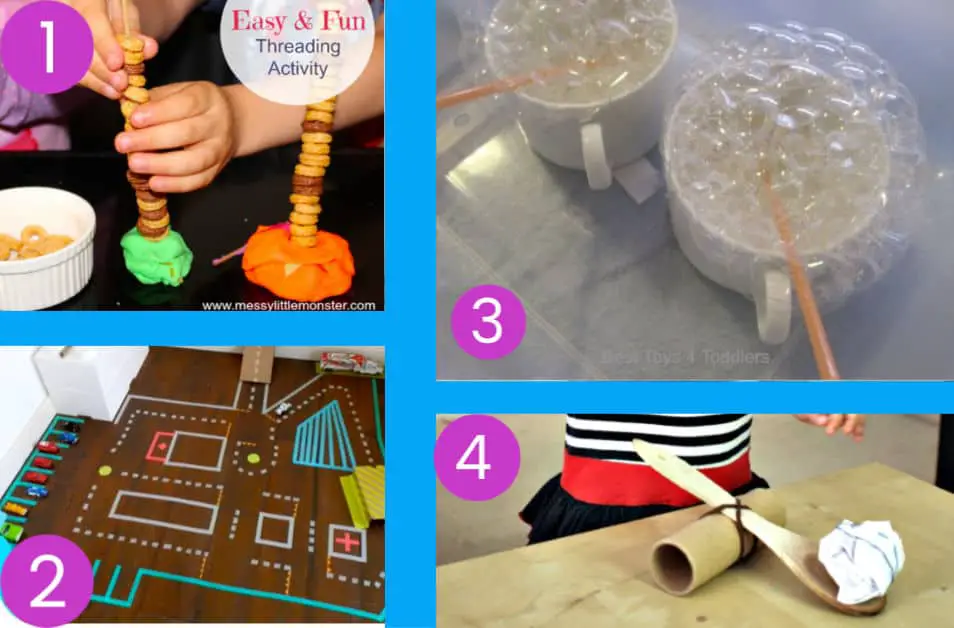 Indoor kids activities for when you are stuck at home.