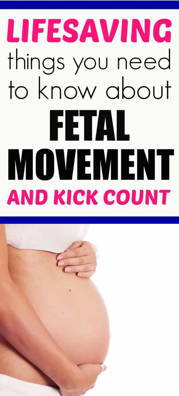 Important facts and tips about fetal movement and kick count in pregnancy. #pregnancytips #kickcount #pregnant
