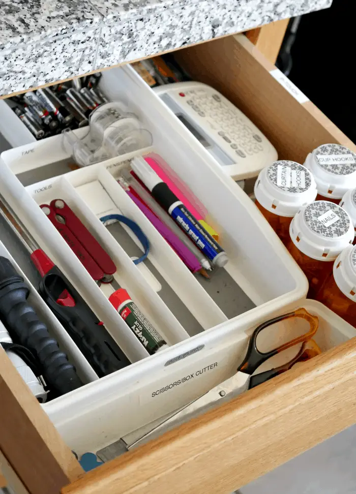 Inspiration For A Perfectly Organized Junk Drawer - A Nod to Navy