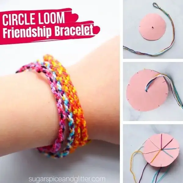 picture of friendship bracelet circle loom