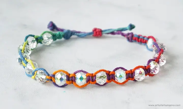 Rainbow Beaded Bracelet