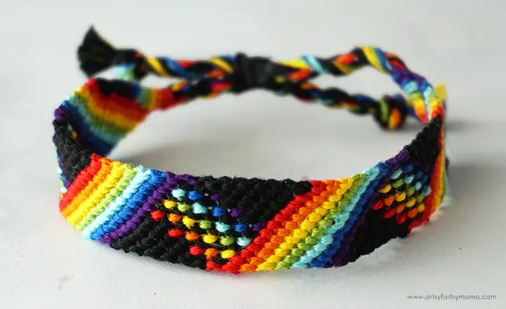 Rainbow Friendship Bracelet