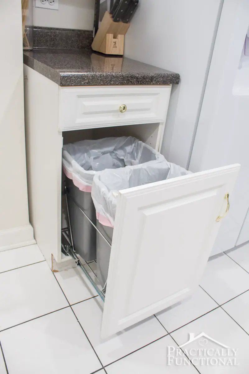 Pull Out Trash Cabinet