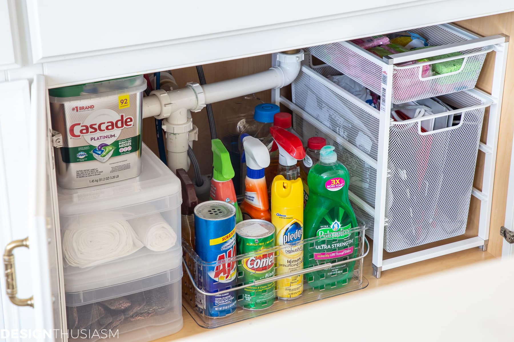 under sink cabinet storage